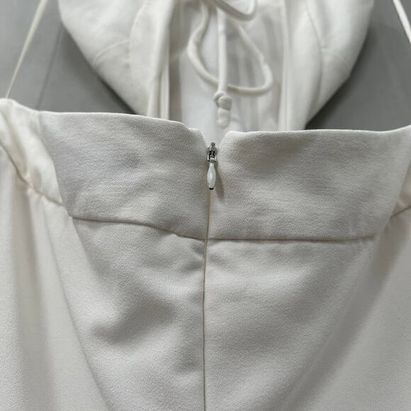 29. PatBO Cut Out Jumpsuit Womens 12 Resort Glam Modern Bridal Goddesscore - Picture 4 of 7